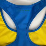 Nike Fit Dry Sports Bra Sz Small Blue Yellow Swoosh Livestrong Photo 7