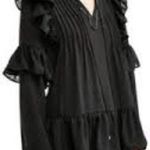 FINAL PRICE Free Generation Ruffled Blouse Black Photo 0