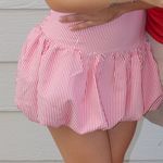 Edikted Red Striped Dress Photo 1