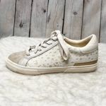 A New Day Madison White Animal Print Faux Suede Sneakers 9.5 Photo 6