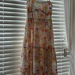 Francesca's  Becky Eyelet Fruit Midi Dress Photo 3