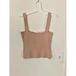 Pink Lily beige cropped tank top Photo 6