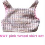 House of Harlowe Pink Tweed Skirt Set in “ Pixi” NWT Size M Photo 1
