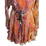 ZARA Short Printed Dress Multi Orange Bloggers Favorite 7521/049 New Womens XS Photo 2