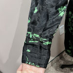 ZARA Jacquard Dress Long Sleeved Black and Green Belted Size S NWT Blogger Fave Photo 6