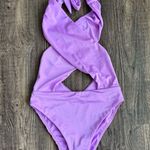 Plumeria Swimwear Alessia One Piece in Lilac Jewel L Purple Size L Photo 3
