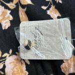 Free People Printed Floral Dinner Party Top Black Combo NWT Sz Small Super Soft Photo 5