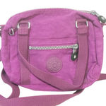 Kipling  Nylon Purple Crossbody Bag with Adjustable Strap Handbag Photo 0