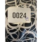 Dress Barn  Size 3X Top Blouse Black White Geometric Ruffle‎ Neck Short Sleeve Photo 6