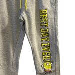 Nickelodeon SpongeBob "Best Day Ever" Lounge Pants Gray Unisex L Photo 1