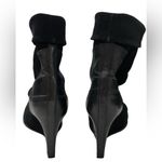 IRO  Black Darlon Heeled wedge Boots with Suede and Leather Contrast Photo 5