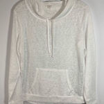 Weatherproof Vintage Women's Hooded White See Through Jacket Long Sleeve Small Photo 0