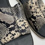 Sorel Women’s Ella II Block Slide Sandals for Black Snake Pattern S-024 Sz 8 Photo 1