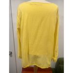 Denim & Supply Ralph Lauren Denim & Supply Women's Cottagecore Size X Large Yellow Pintuck Peasant Blouse Photo 3