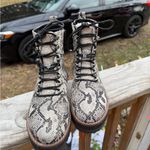 Crown & Ivy Women's Snake Print Naomi Ankle Boots youth 6 women’s 8 new Photo 3