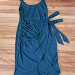 SheIn Forest Green Casual Wrap Dress 1X Photo 0