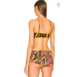 Dundas x Revolve Carmen Black Zebra Top Pink Size M Photo 2