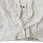 Rouje 100% cotton White Blouse NEW Size 4 Photo 5
