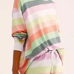 Wildfox EUC  Road-Trip Rainbow Sorbet Top/Sweatshirt Oversized Medium Photo 0
