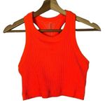 Free People Movement Game Time Neon Orange Racerback Athletic Tank Top XS Photo 2