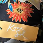 Kona Sol  Floral Bandeau Mesh Flyaway Tankini top  Size XS NWT Photo 4