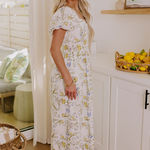 Sugar Lips  Puff sleeve midi dress Photo 3