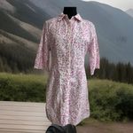 Only Y2K NWT Step-Hem Shirtdress in Baby Pink Sz3& Schiffi Floral Fairycore CHIC Photo 3