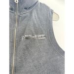 Harley Davidson Harley-Davidson Zip Vest Women's Small Gray Logo Biker Casual Layering Photo 1