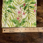 J. McLaughlin  Shorts Masie Womens 4 White Floral Palm Trees Hawaiian Bermuda Photo 6