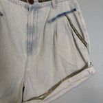 One Teaspoon  Streetwalkers High‎ Waist 80S Fit Denim Shorts Aztec Blue Size 30 Photo 7