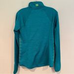 FILA Sport Running Jacket Women's Small Green Thumbholes Half Zip Stretch Photo 6