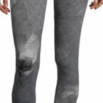 Alo Yoga Leggings Airbrush Tie Dye Abstract Print Stretch Skinny Gray Size XS Photo 0
