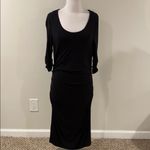 Lysse Black Marais Slimming Ruched Dress Photo 2