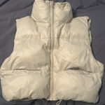 Cropped puffer vest White Size XS Photo 0