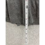 Alfani  Women's Shiny Metallic Fibers Sweater Gray Long Sleeve Size Medium Knit Photo 3
