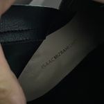 Isaac Mizrahi NWOT Black with Flower Design Velour Style Heeled Booties Size 9 Photo 9