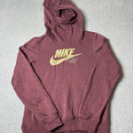 Nike  Hoodie‎ Womens XS Maroon Long Sleeve Pullover Soft Hoodie Photo 0