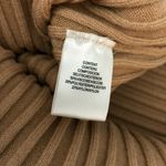 WAYF  Midi Sweater Dress Ribbed Knit Slit Low Back Long Sleeve Beige Size XS Photo 5