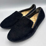 Birdies  Starling Womens Size 11 Black Velvet Loafers Flats Shoes Slip On Comfort Photo 0