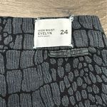 Hudson Jeans Hudson Evelyn High Waist Skinny Pants Snake‎ Charmer Gray Black Size 24 Photo 11