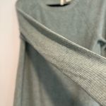 Anthropologie Moth Sz: S Crew Neck Side Slit Tunic Length Light Green Sweater. Photo 8