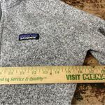 Patagonia  Womens Better Sweater Quarter Zip Pullover Jacket XS Birch White‎ Gray Photo 5