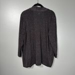 Avenue Black Glitter Glam Open Front Cardigan Sweater - 22/24 - Womens Plus Size Photo 5