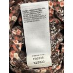 Lucky Brand Women's Brown Floral Print Sleeveless Tie Shoulder Romper Size Small Photo 10