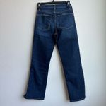 frame denim  LE HIGH STRAIGHT SNAP AWAY HEM CROPPED JEANS IN MERIBEL WASH 24 Photo 5