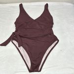 Shade & Shore  Women's One Piece - Deep Burgundy Photo 3