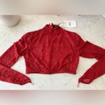 Nookie NWT Heaven Lace Set Crop Top and Pants in Red Sz Small $409 Photo 2