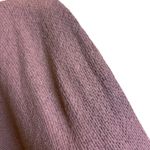 Anthropologie  Eri+Ali Pink Knit  V-neck Midi Long Sleeve Boho Sweater Dress Sz M Photo 6