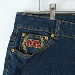 COOGI Vintage  Jeans Womens 18W (37x31) Blue Dark Wash Y2K Embroidered Photo 5