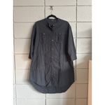 James Perse  Utility Shirt Dress in Carbon size 0 XS Photo 1